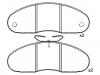 Brake Pad Set:77 01 203 895