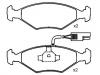 Bremsbelagsatz, Scheibenbremse Brake Pad Set:5 882 985