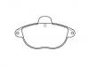 Brake Pad Set:4251.33