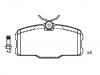 Brake Pad Set:000 420 46 20