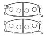 Brake Pad Set:MB259949