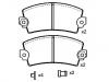 Brake Pad Set:60 00 039 184