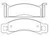 Brake Pad Set:D12-768