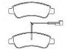 Bremsbelagsatz, Scheibenbremse Brake Pad Set:77366679