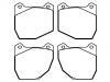 刹车片 Brake Pad Set:RJR698151