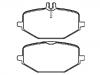 Plaquettes de frein Brake Pad Set:000 420 51 02